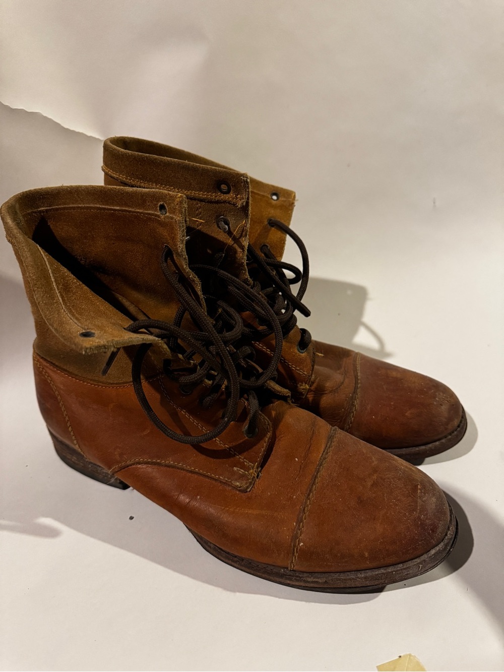 Frye Suede Top work boot